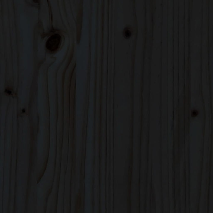 havestole 2 stk. massivt fyrretræ sort