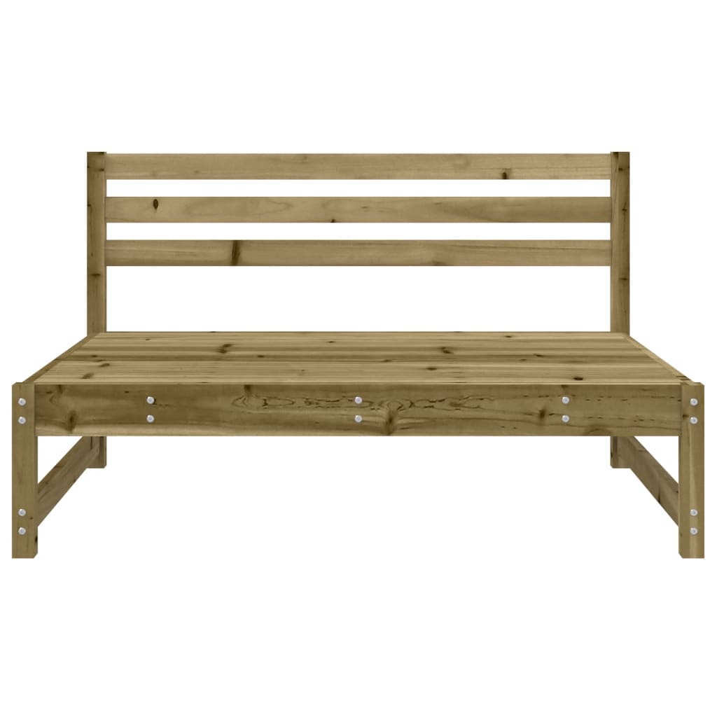 midtermodul til havesofa 120x80 cm imprægneret fyrretræ