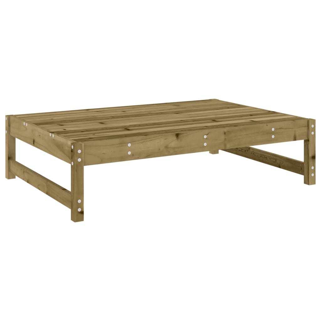 udendørs fodskammel 120x80 cm imprægneret fyrretræ