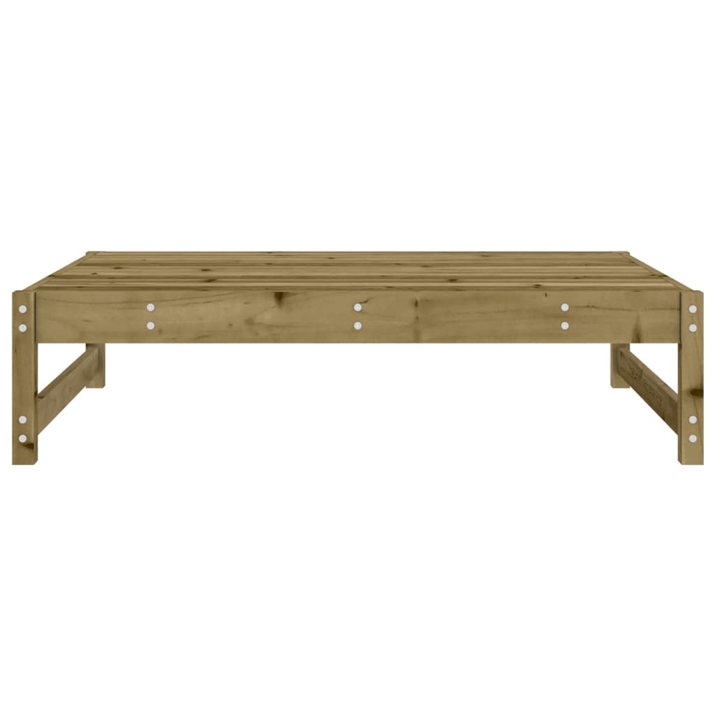 udendørs fodskammel 120x80 cm imprægneret fyrretræ