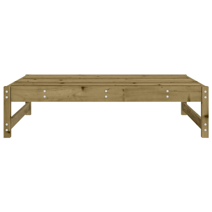 udendørs fodskammel 120x80 cm imprægneret fyrretræ