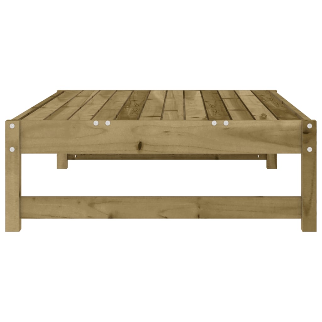 udendørs fodskammel 120x80 cm imprægneret fyrretræ