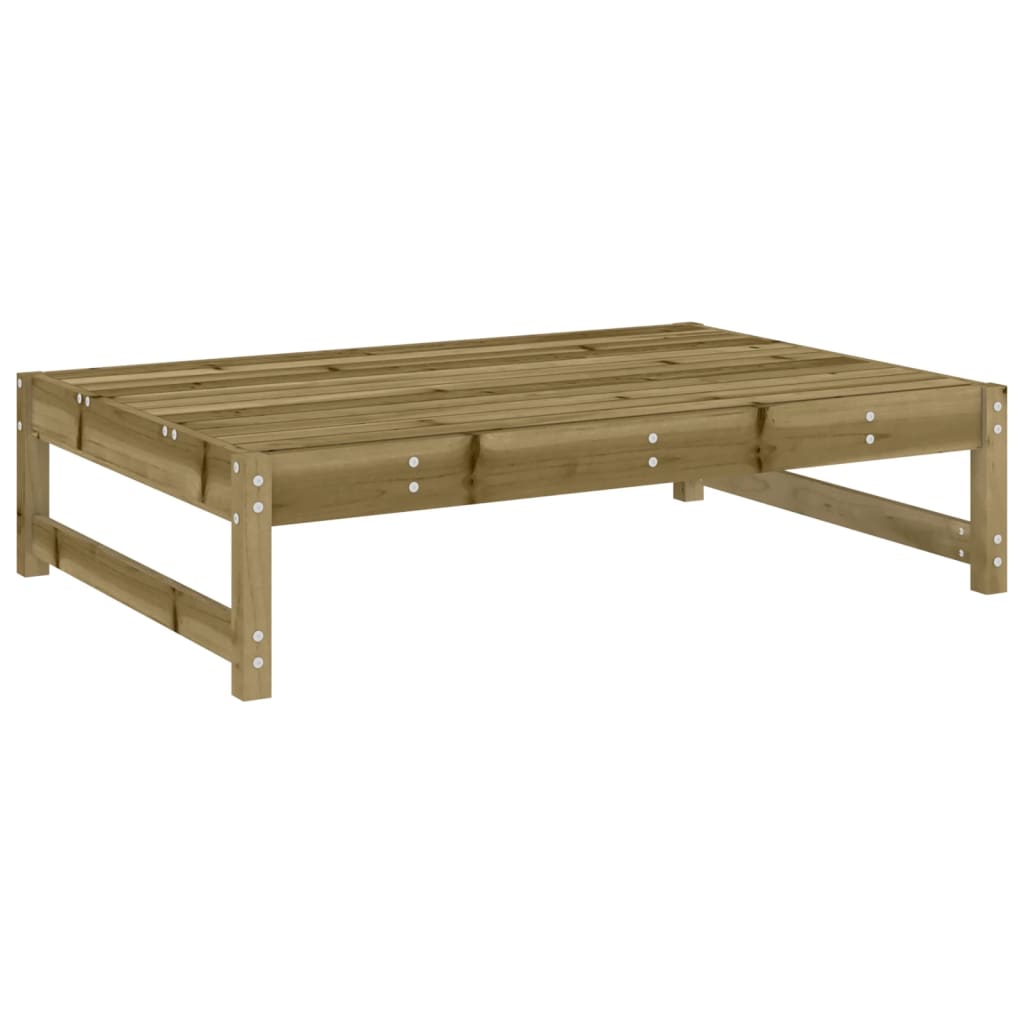 udendørs fodskammel 120x80 cm imprægneret fyrretræ