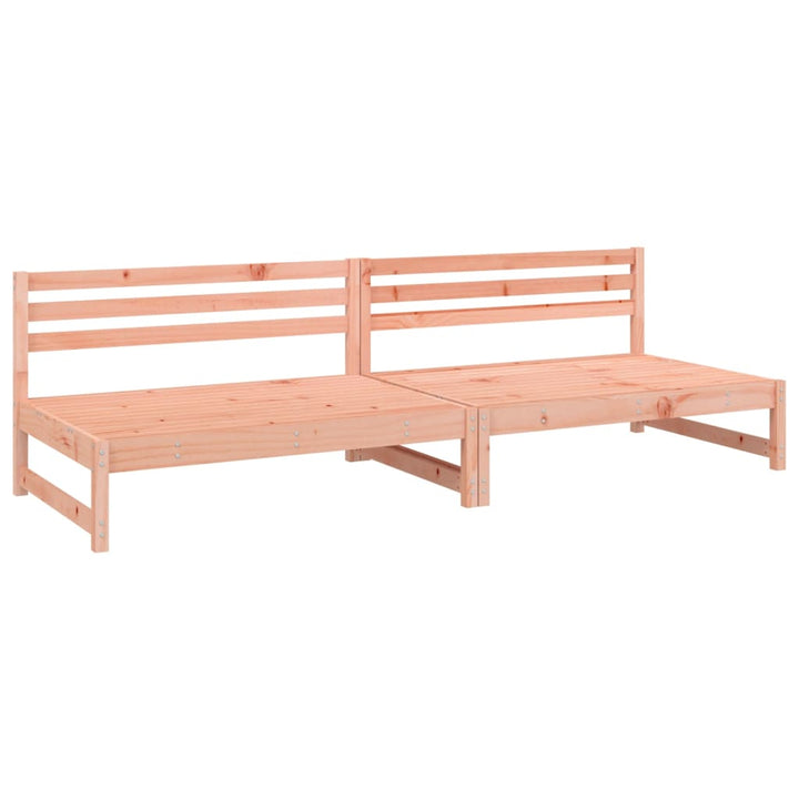 midtermoduler til havesofa 2 stk. 120x80 cm massivt douglasgran
