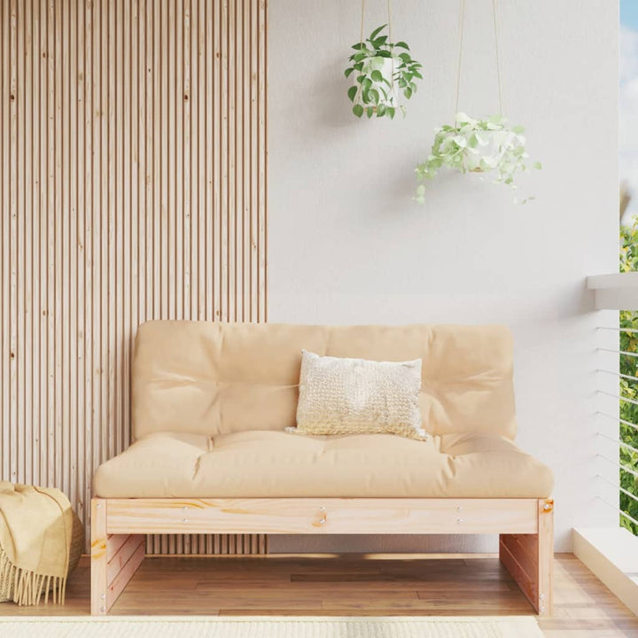 midtermodul til havesofa 120x80 cm massivt fyrretræ