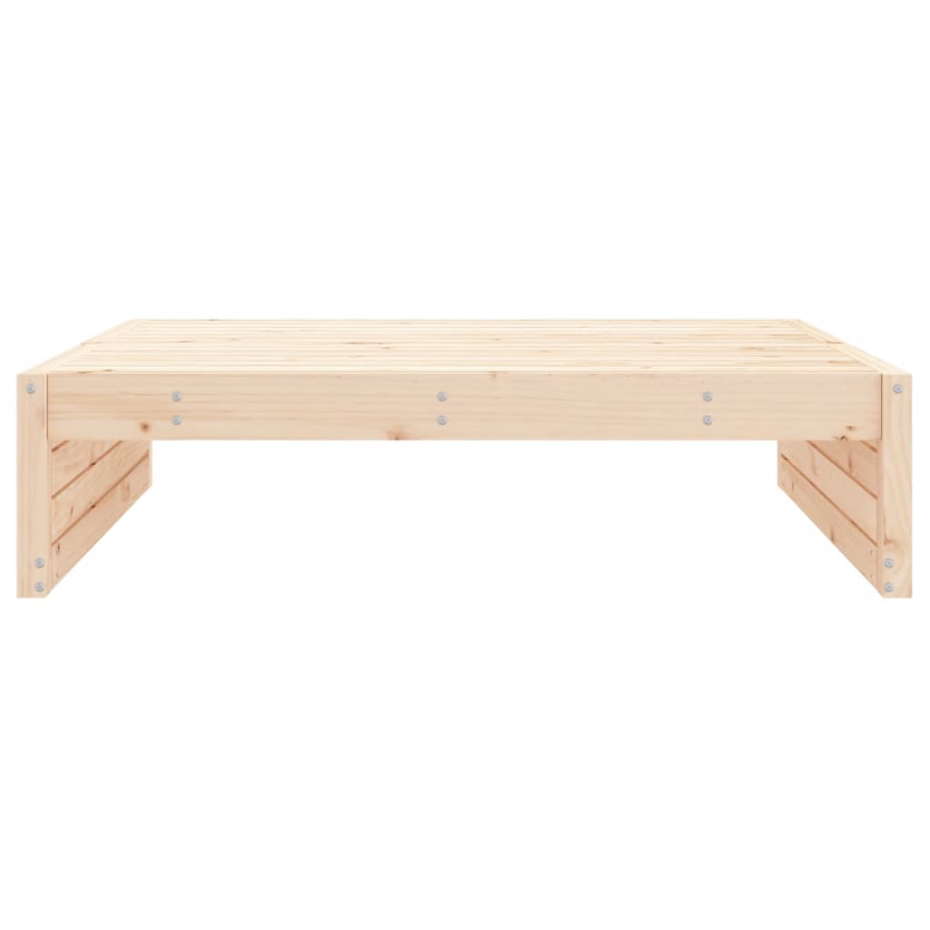udendørs fodskammel 120x80 cm massivt fyrretræ