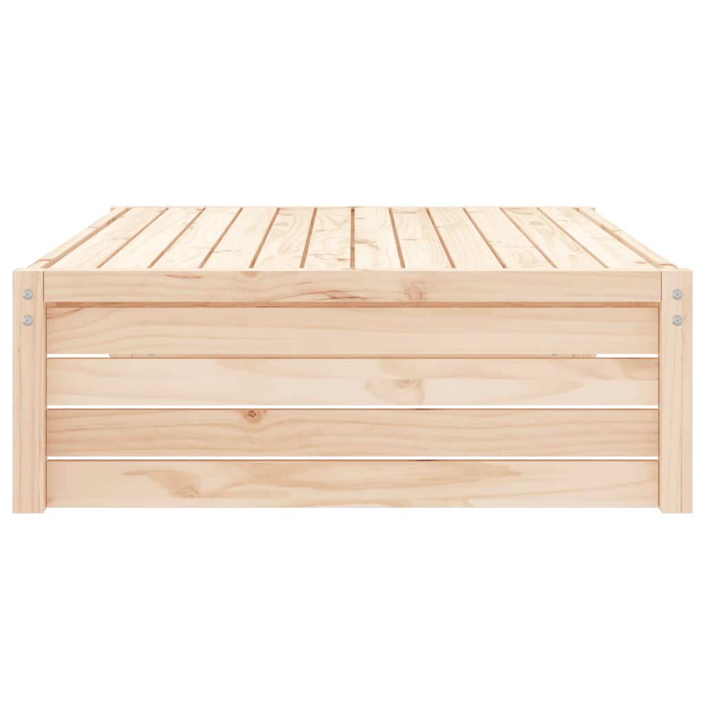 udendørs fodskammel 120x80 cm massivt fyrretræ