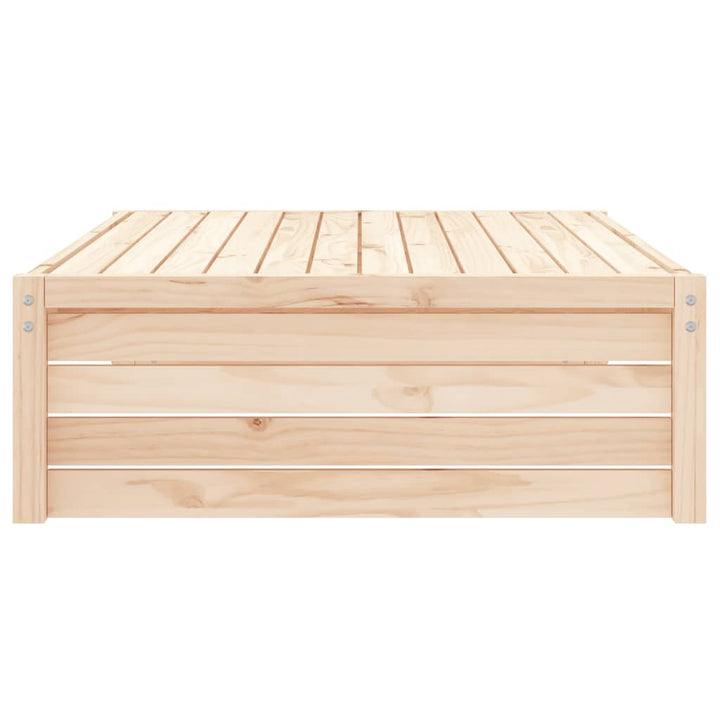 udendørs fodskammel 120x80 cm massivt fyrretræ