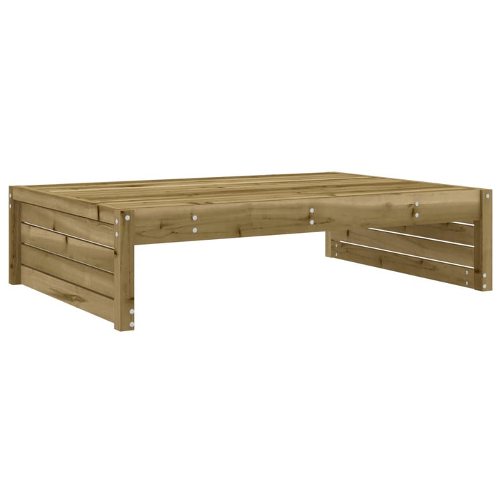 udendørs fodskammel 120x80 cm imprægneret fyrretræ