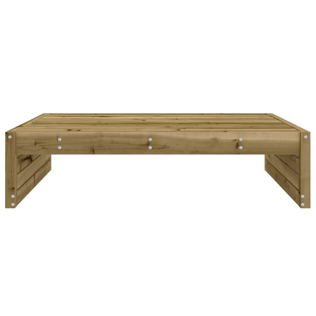 udendørs fodskammel 120x80 cm imprægneret fyrretræ
