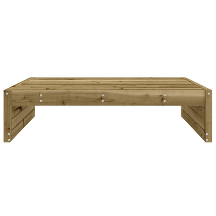 udendørs fodskammel 120x80 cm imprægneret fyrretræ