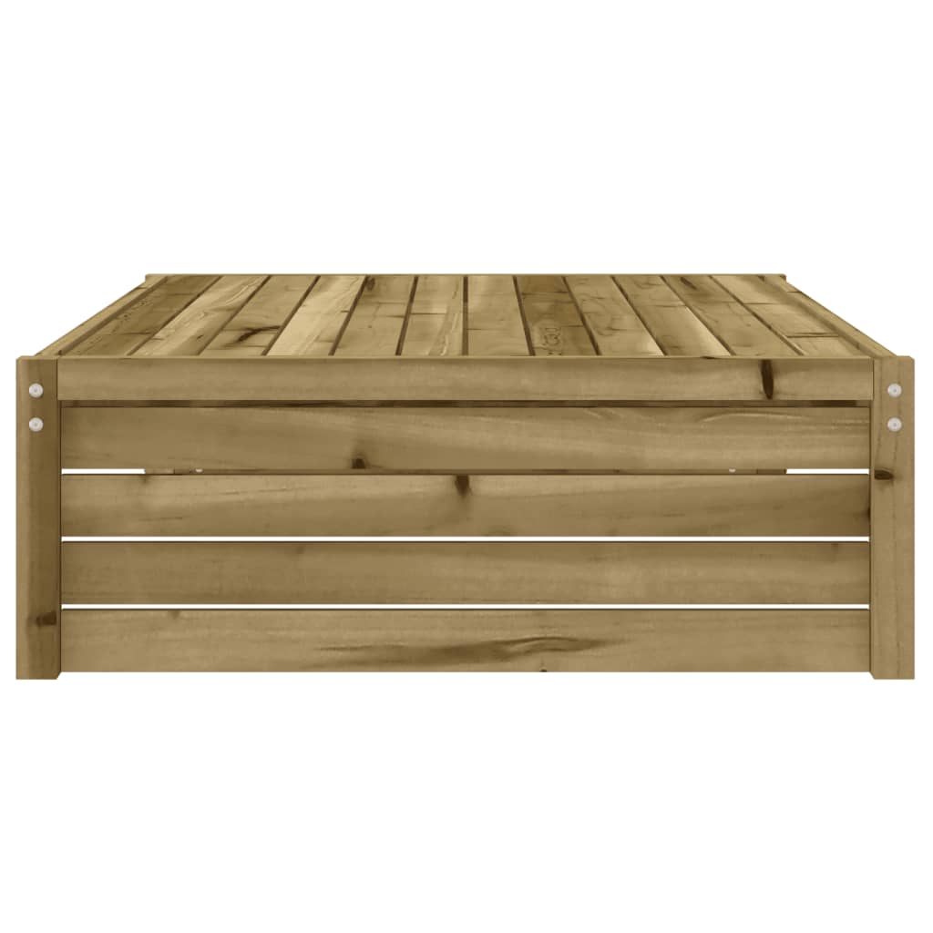 udendørs fodskammel 120x80 cm imprægneret fyrretræ