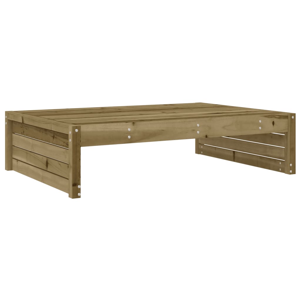 udendørs fodskammel 120x80 cm imprægneret fyrretræ