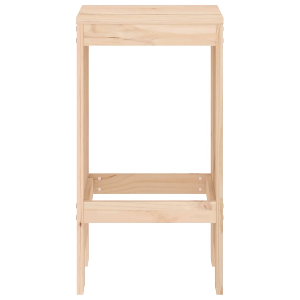 barstole 2 stk. 40x36x75 cm massivt fyrretræ