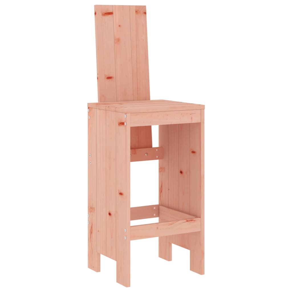 barstole 2 stk. 40x42x120 cm massivt douglasgran