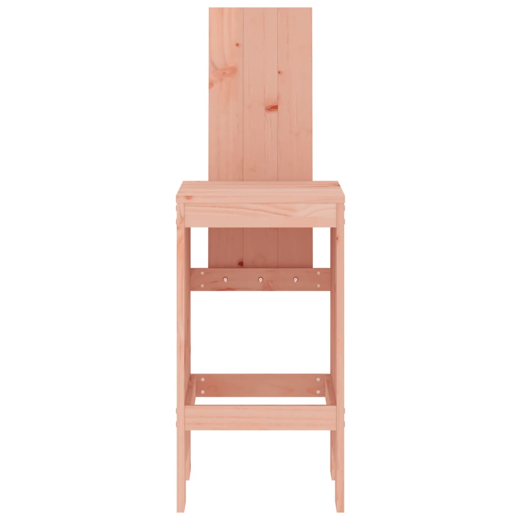 barstole 2 stk. 40x42x120 cm massivt douglasgran