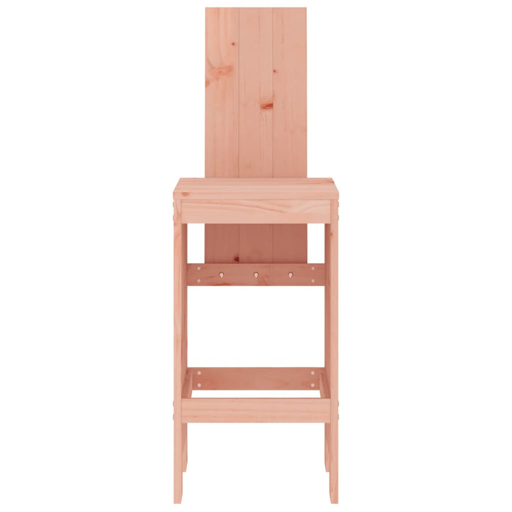 barstole 2 stk. 40x42x120 cm massivt douglasgran