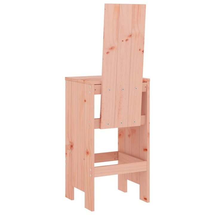 barstole 2 stk. 40x42x120 cm massivt douglasgran