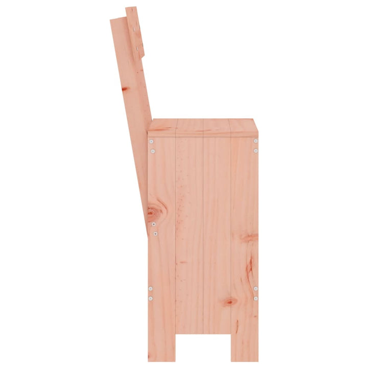 barstole 2 stk. 40x48,5x115,5 cm massivt douglasgran