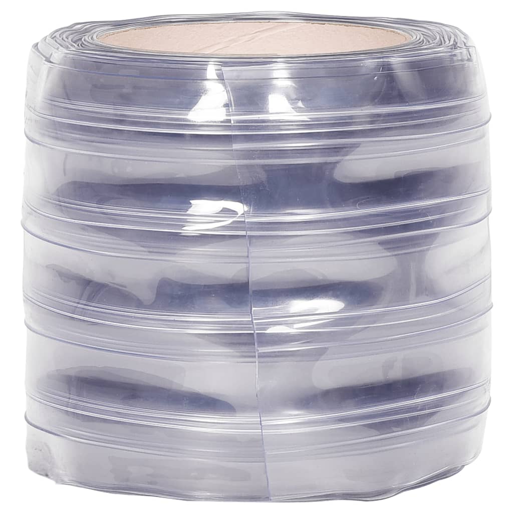 bændelgardin 200 mm x 1,6 mm 25 m PVC transparent