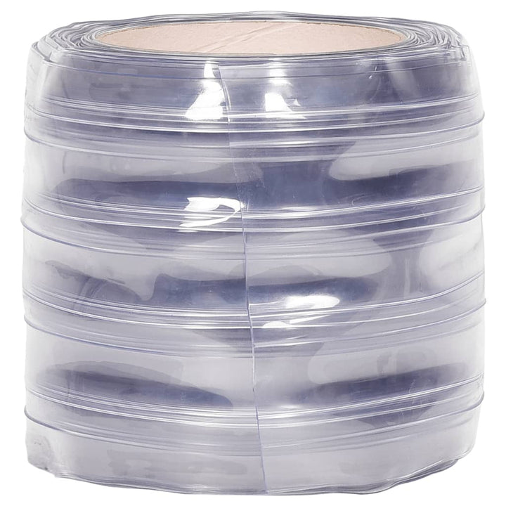 bændelgardin 200 mm x 1,6 mm 25 m PVC transparent