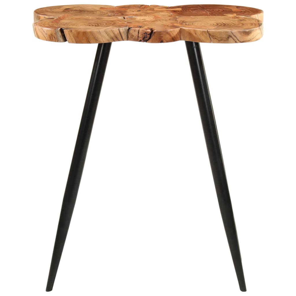 barbord med træplade 90x54x105 cm massivt akacietræ