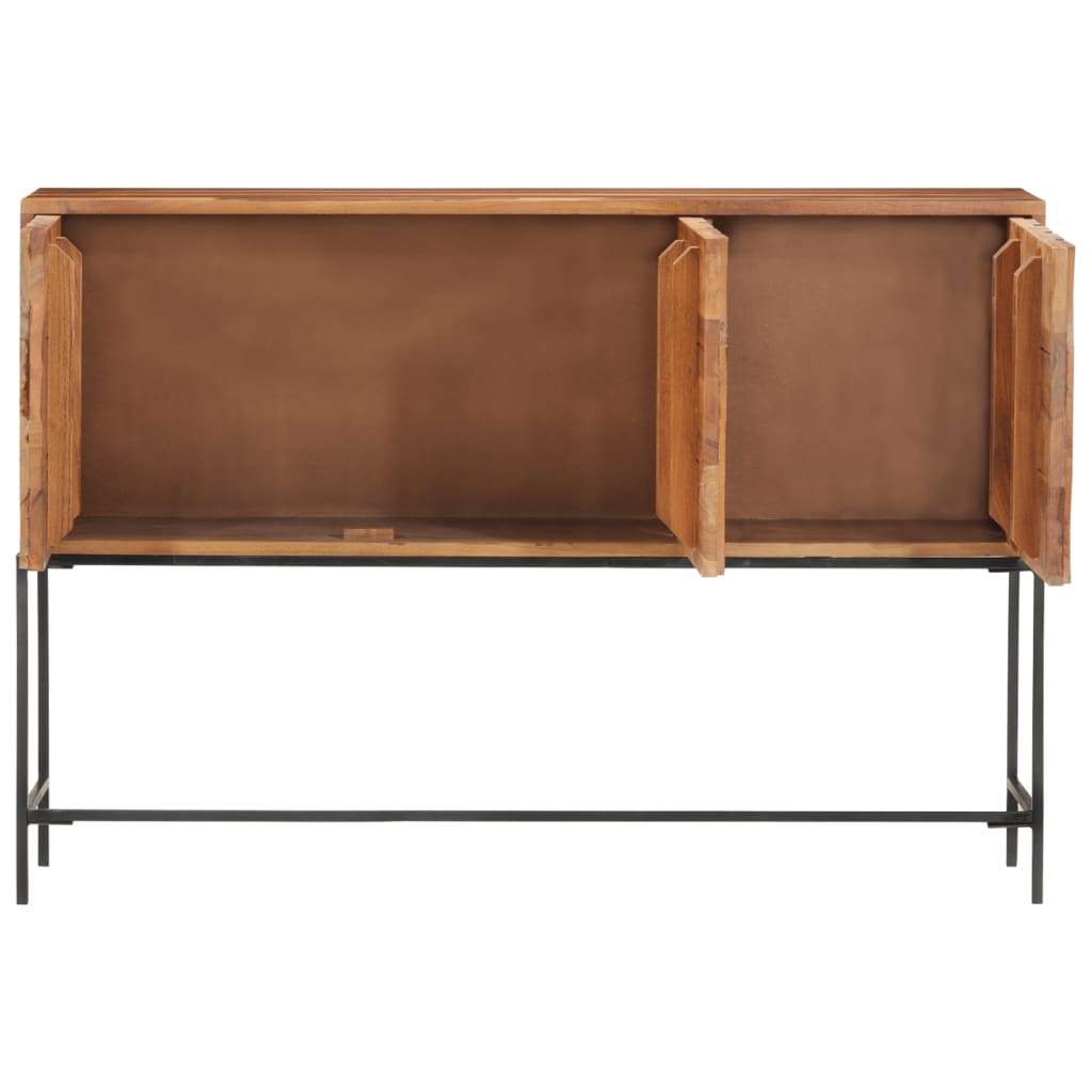 skænk 110x28x76 cm massivt akacietræ