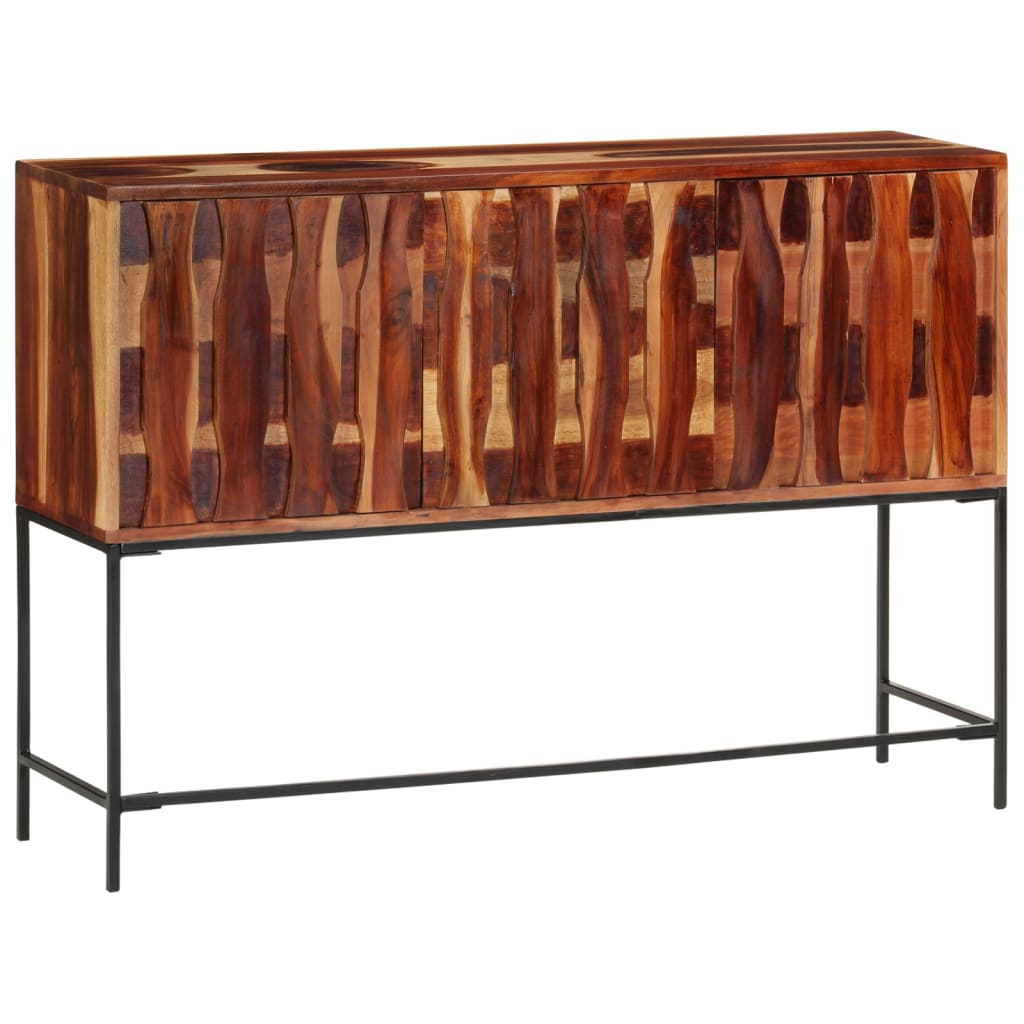 skænk 110x28x76 cm massivt akacietræ
