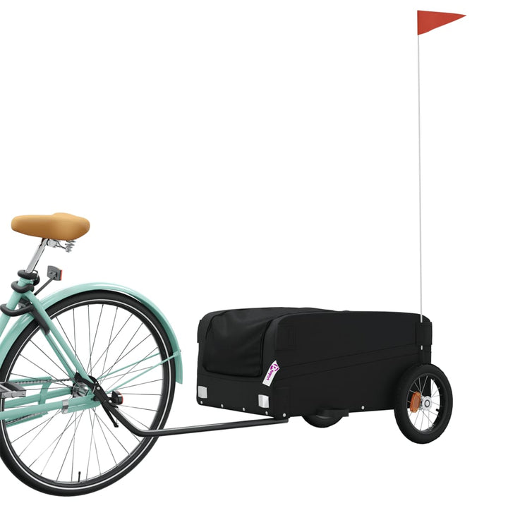 cykelanhænger 30 kg jern sort