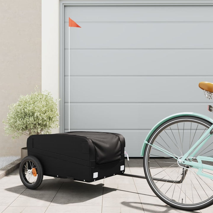 cykelanhænger 30 kg jern sort