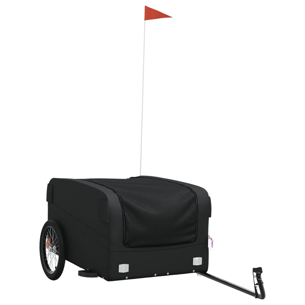 cykelanhænger 45 kg jern sort