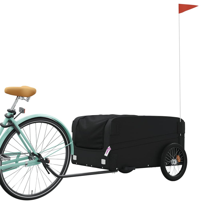 cykelanhænger 45 kg jern sort