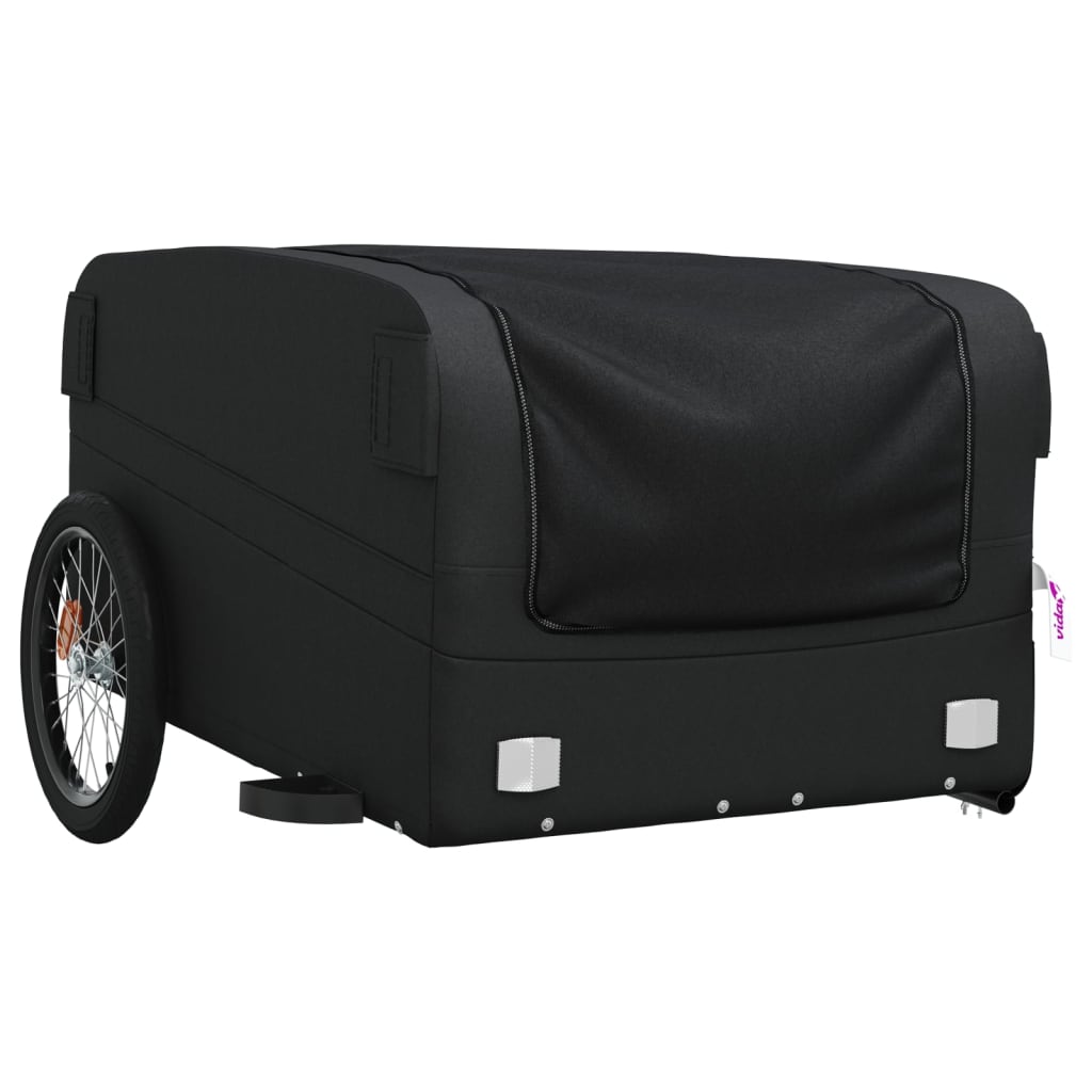 cykelanhænger 45 kg jern sort