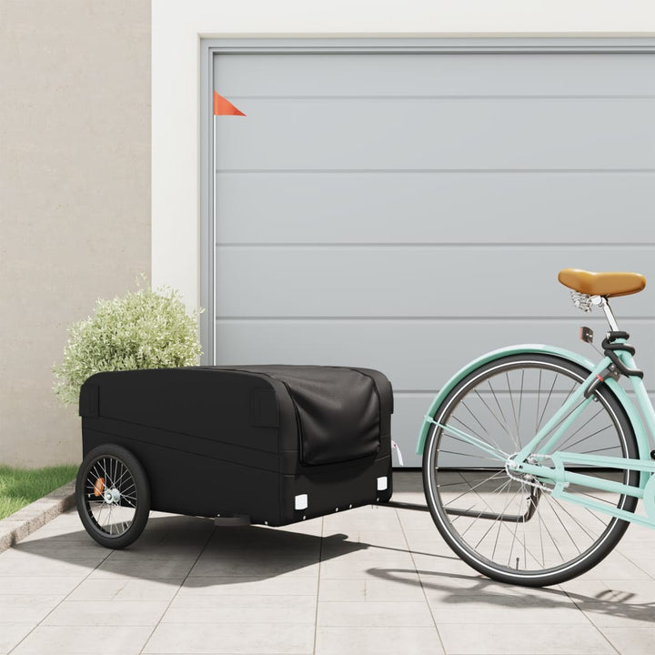 cykelanhænger 45 kg jern sort