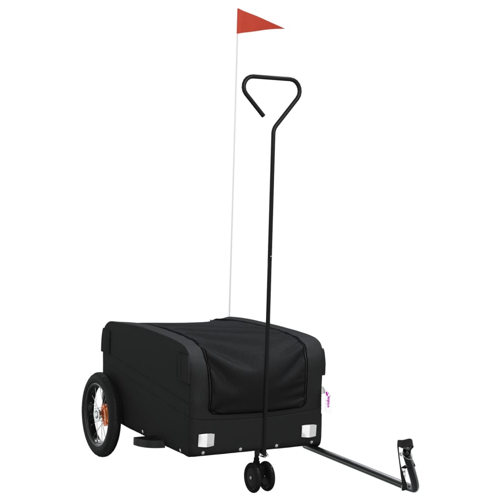 cykelanhænger 30 kg jern sort