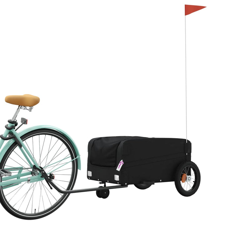 cykelanhænger 30 kg jern sort