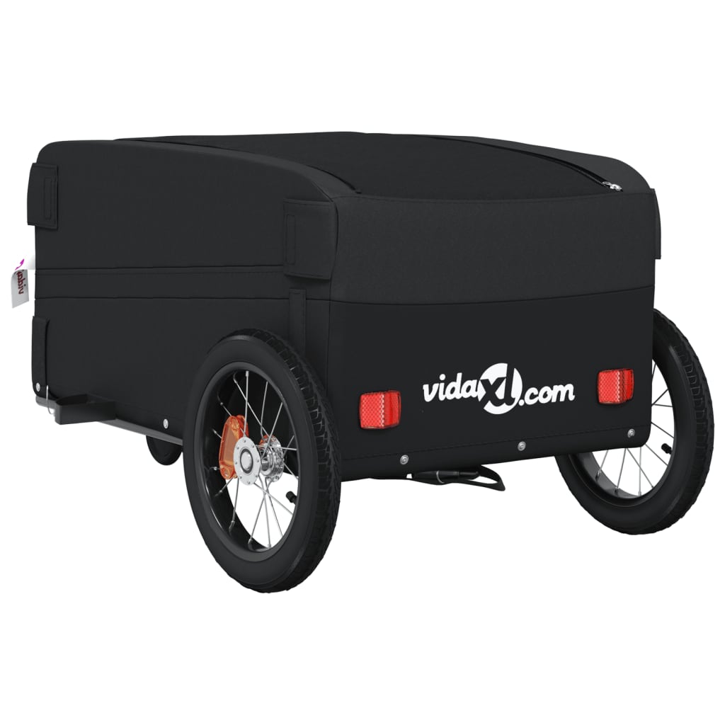 cykelanhænger 30 kg jern sort