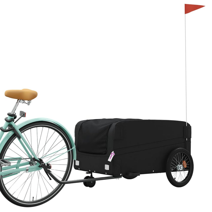 cykelanhænger 45 kg jern sort