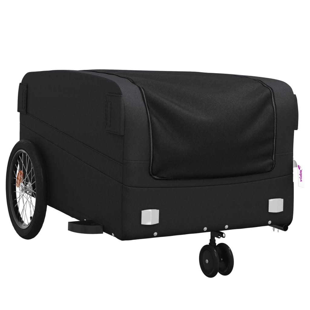 cykelanhænger 45 kg jern sort
