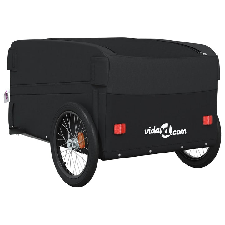 cykelanhænger 45 kg jern sort
