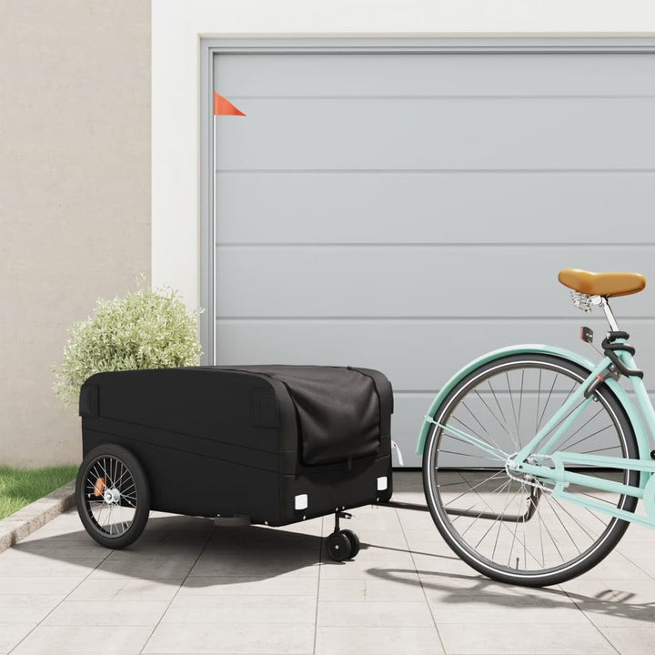 cykelanhænger 45 kg jern sort