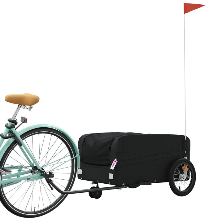 cykelanhænger 45 kg jern sort