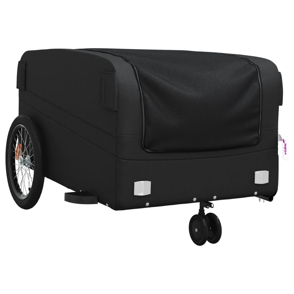 cykelanhænger 45 kg jern sort