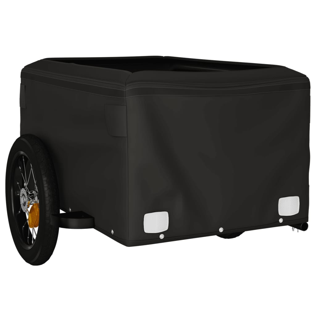 cykelanhænger 30 kg jern sort og grå