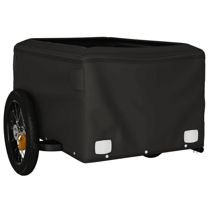 cykelanhænger 30 kg jern sort og grå