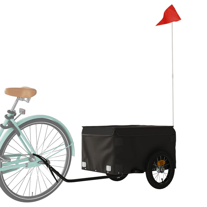 cykelanhænger 30 kg jern sort