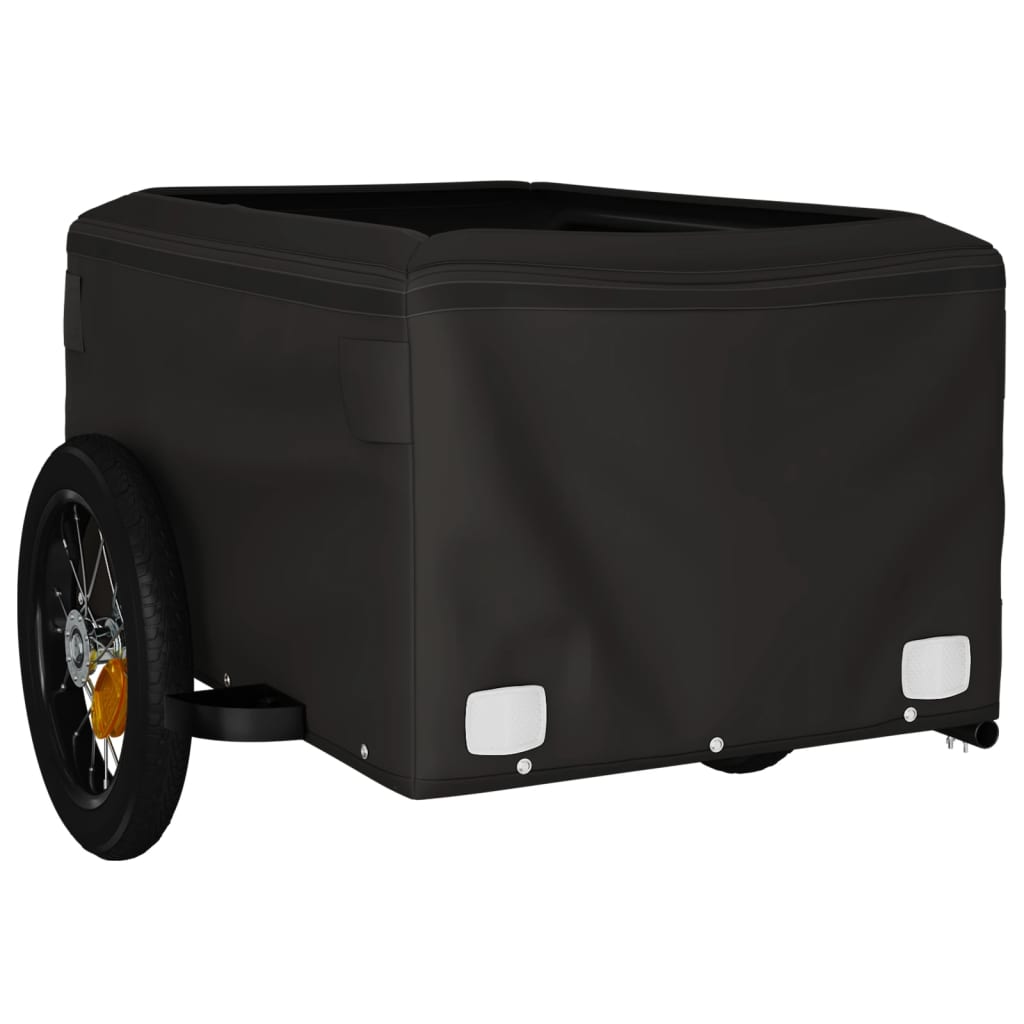 cykelanhænger 30 kg jern sort og grøn