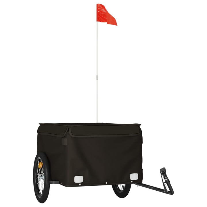 cykelanhænger 45 kg jern sort
