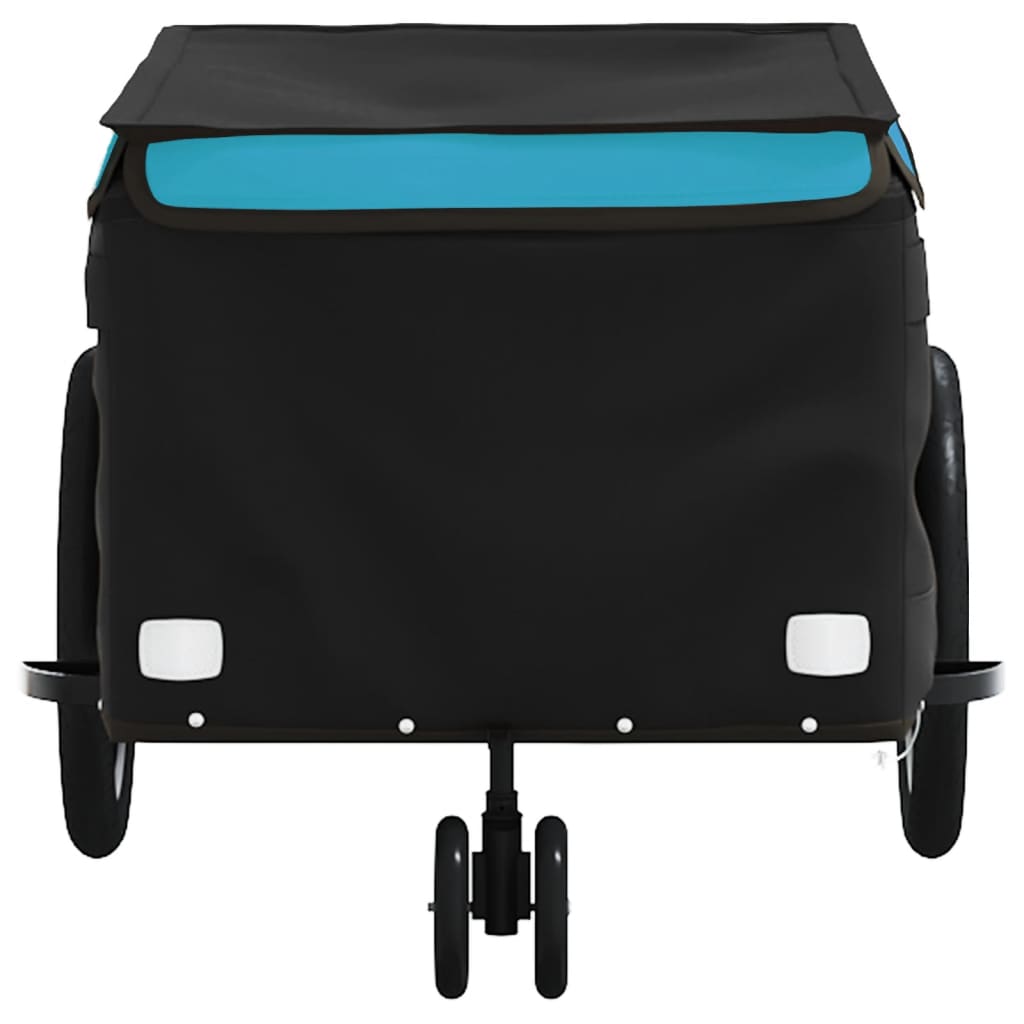 cykelanhænger 30 kg jern sort og blå