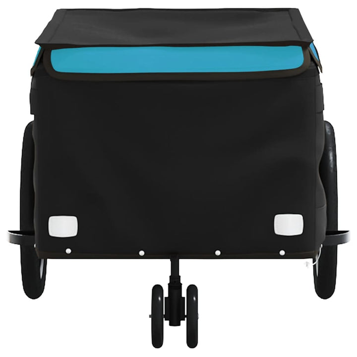 cykelanhænger 30 kg jern sort og blå